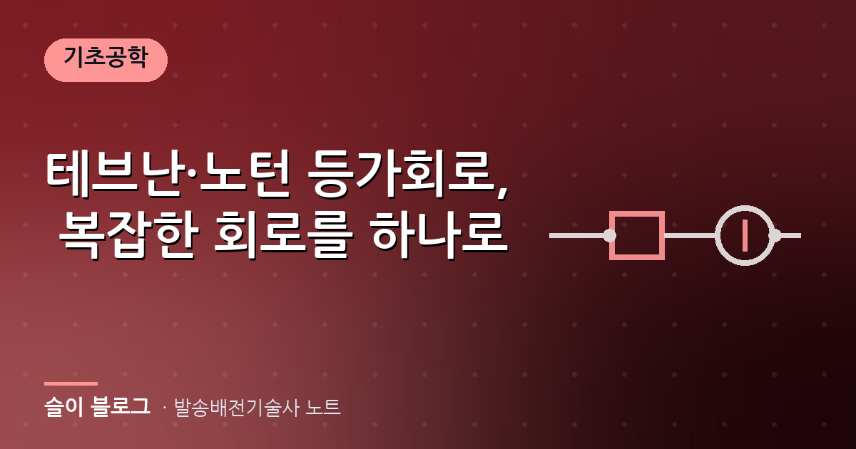 테브난·노턴 등가회로, 복잡한 회로를 하나로