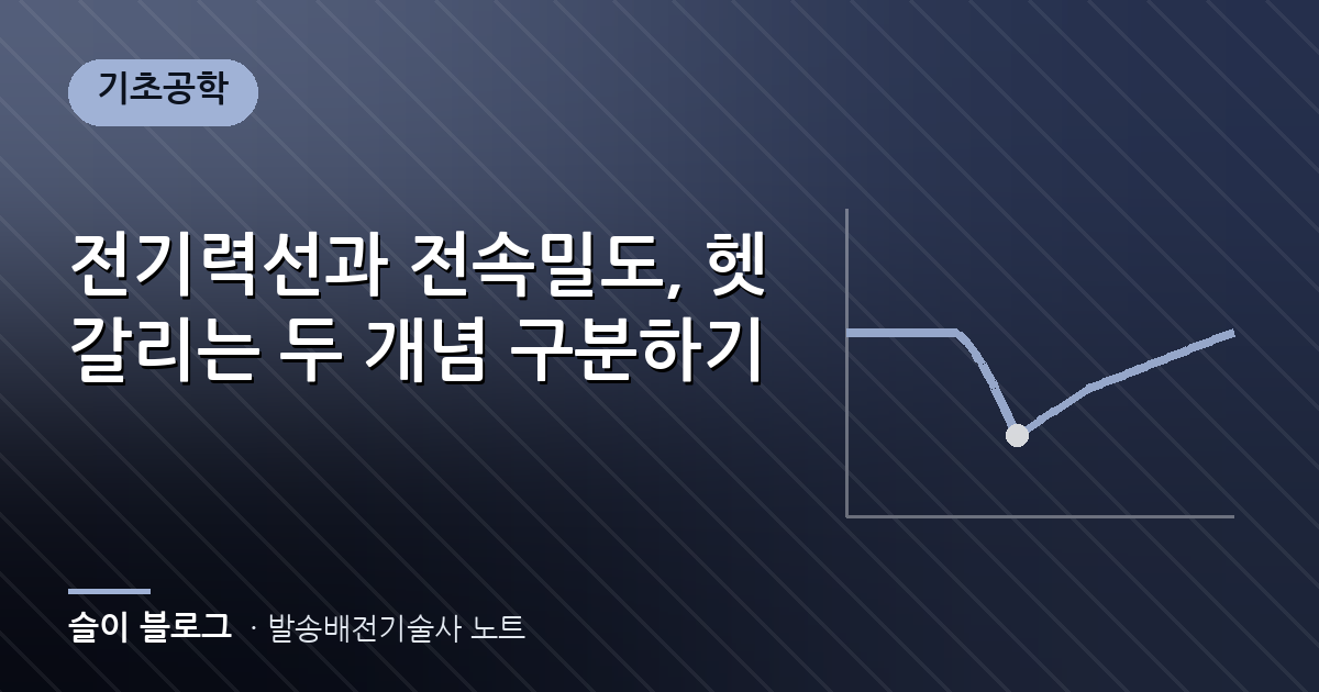 전기력선과 전속밀도, 헷갈리는 두 개념 구분하기